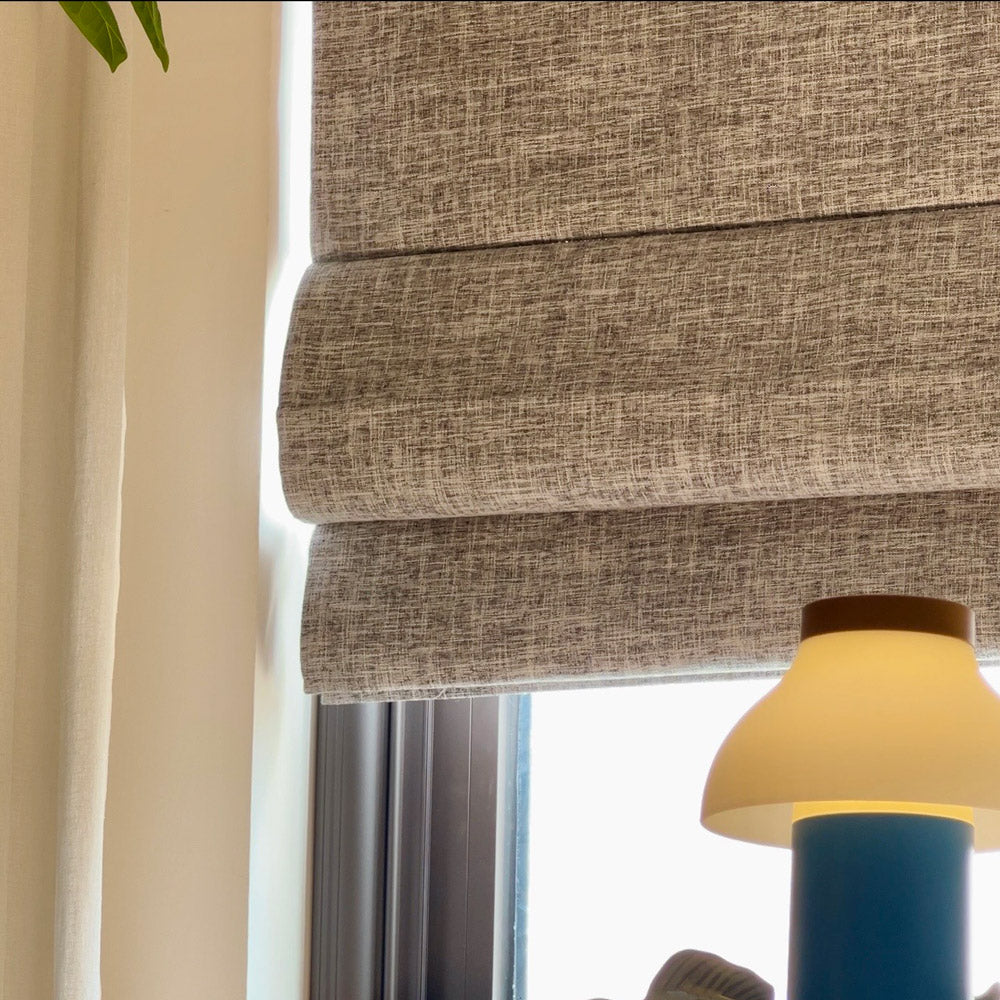 Gabriel Linen Blackout Roman Shade