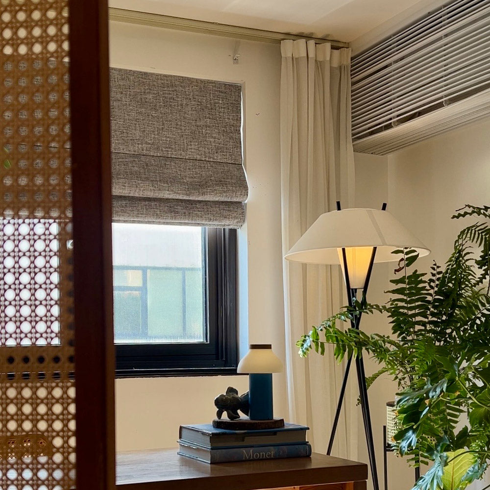 Gabriel Linen Blackout Roman Shade