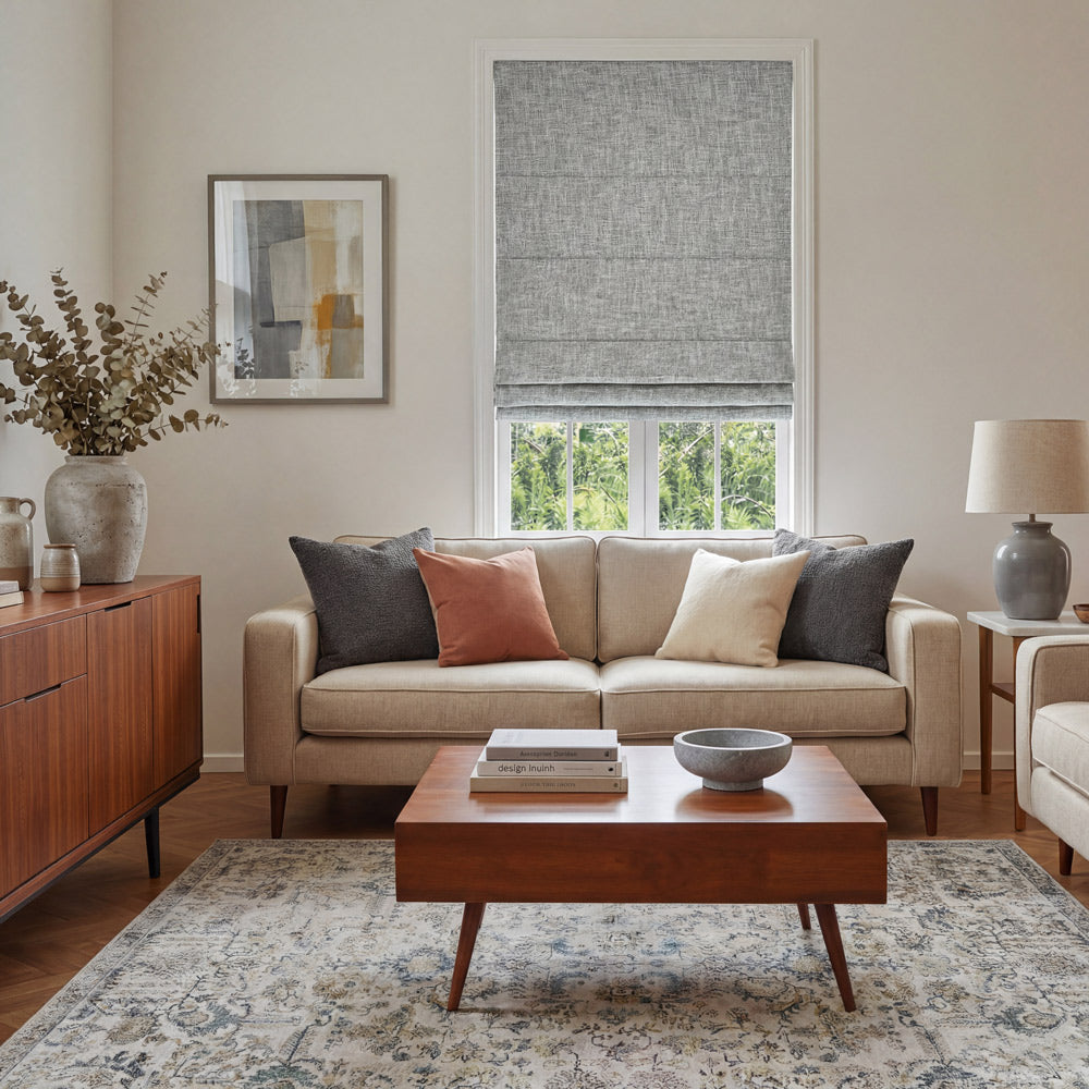 Gabriel Linen Blackout Roman Shade