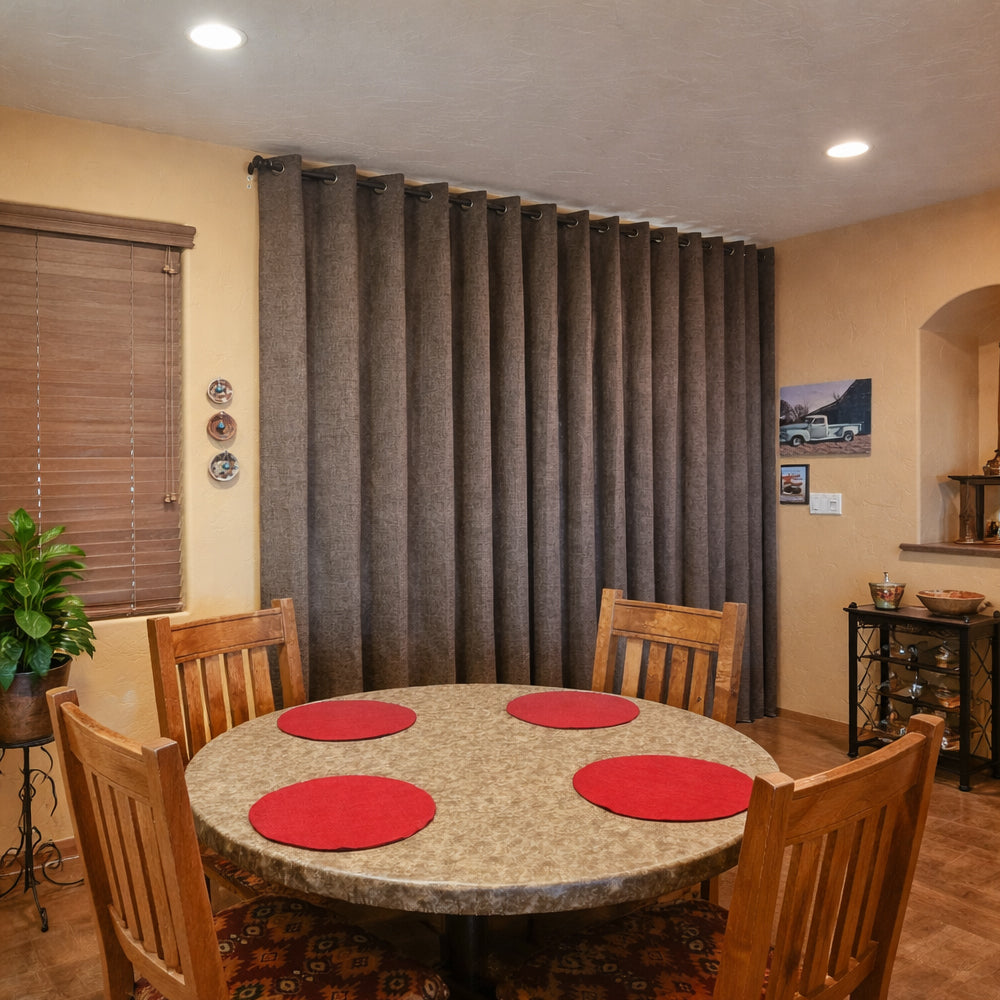 Gabriel 100% Blackout Linen Thermal Curtains