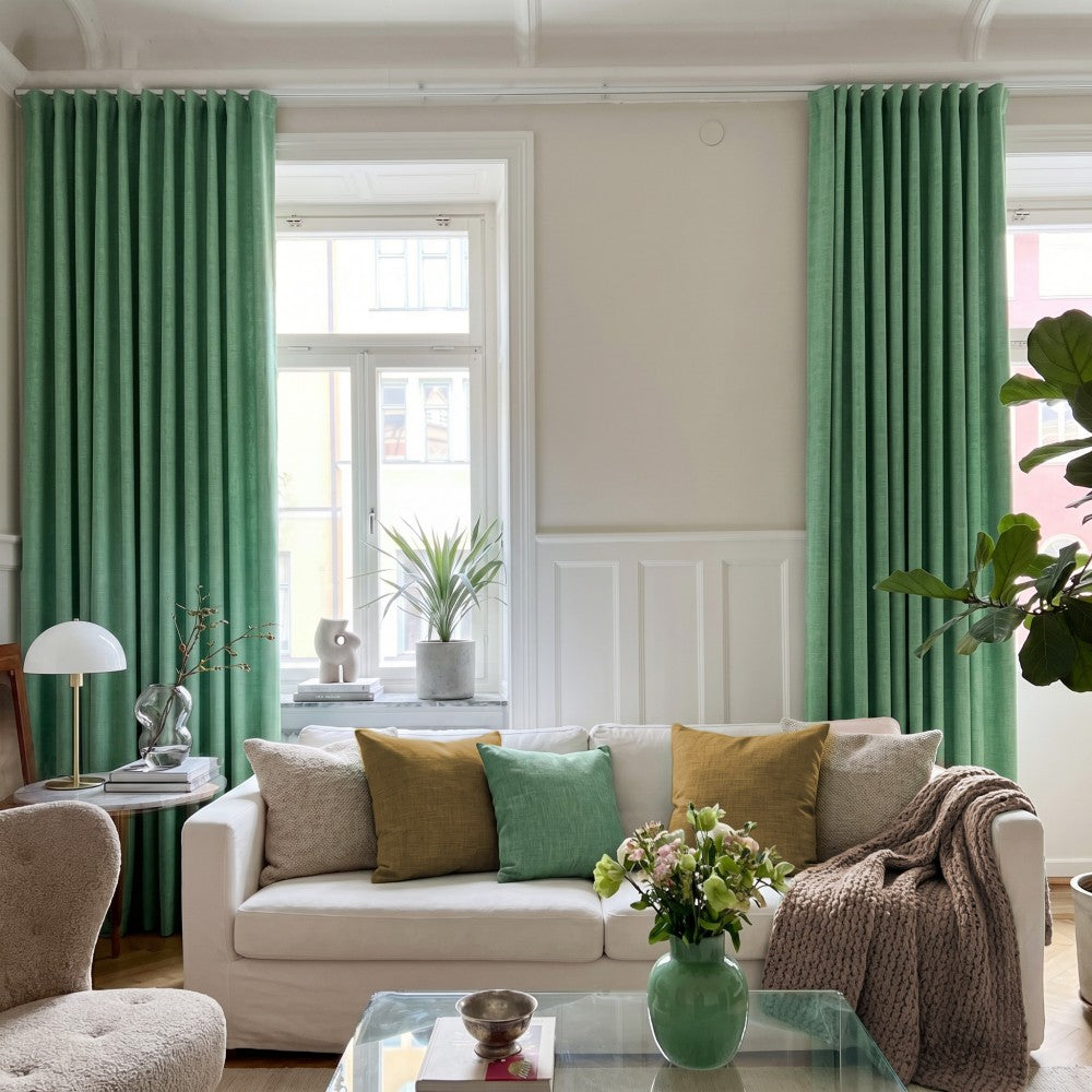 Gabriel 100% Blackout Linen Thermal Curtains