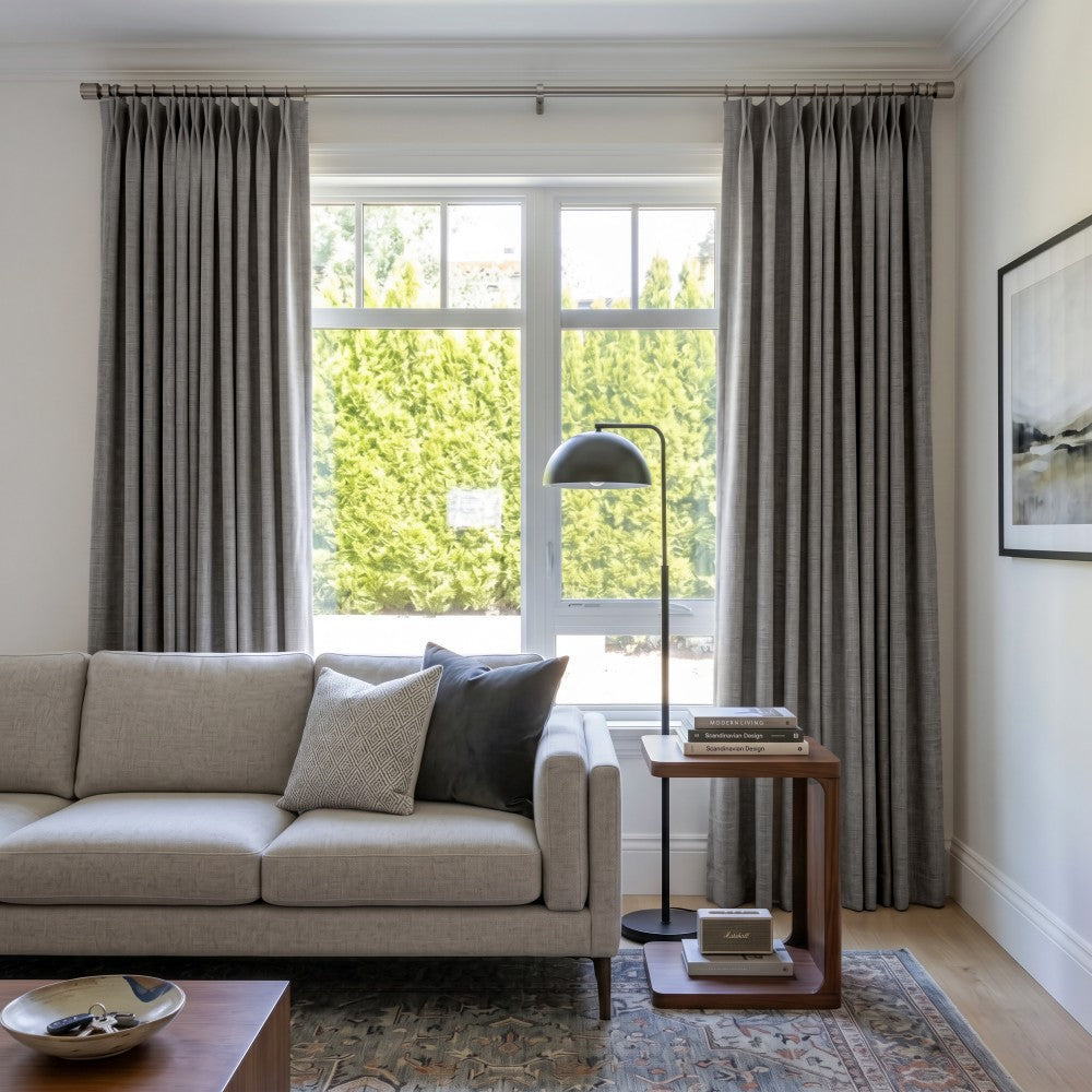 Gabriel 100% Blackout Linen Thermal Curtains