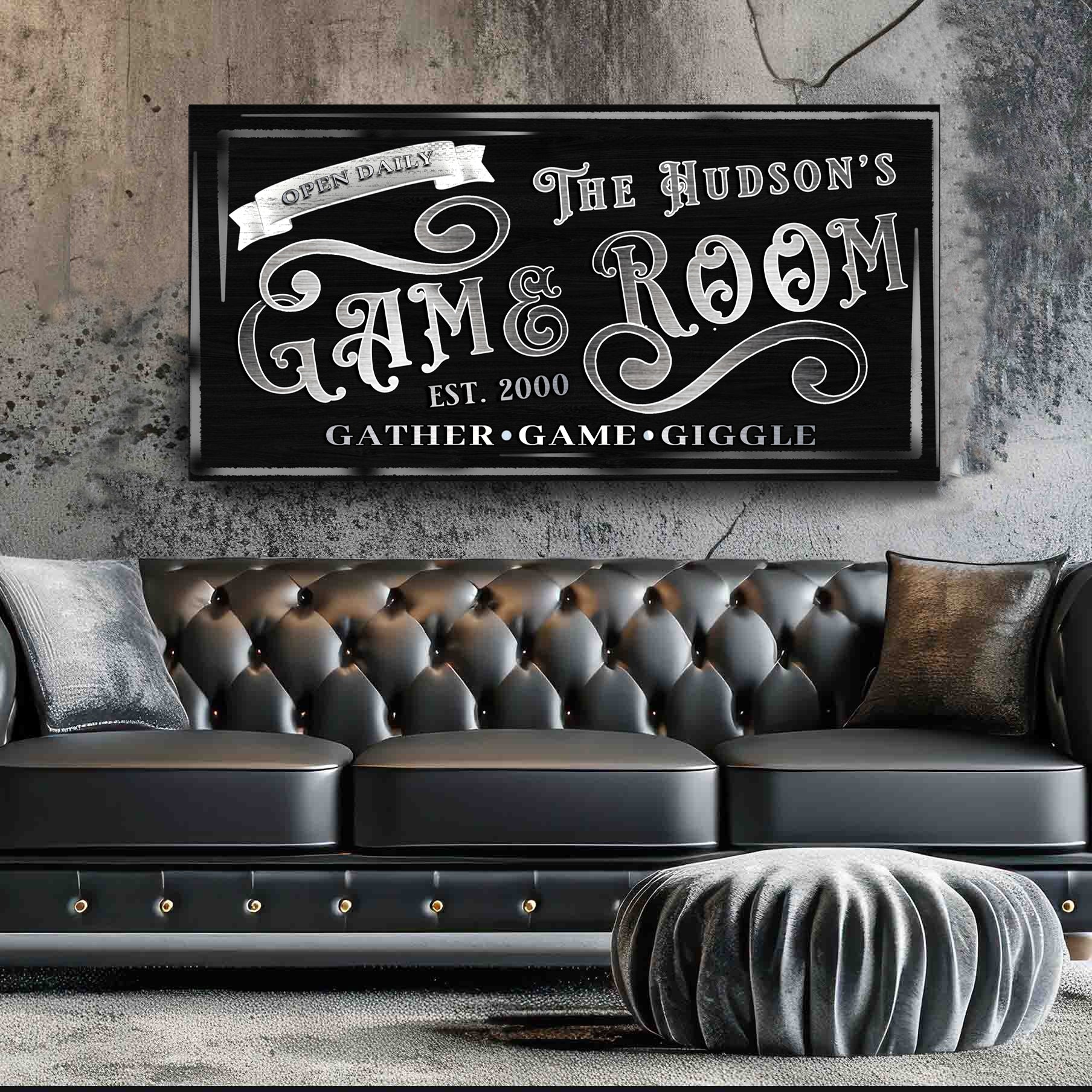 Personalized Game Room Sign II