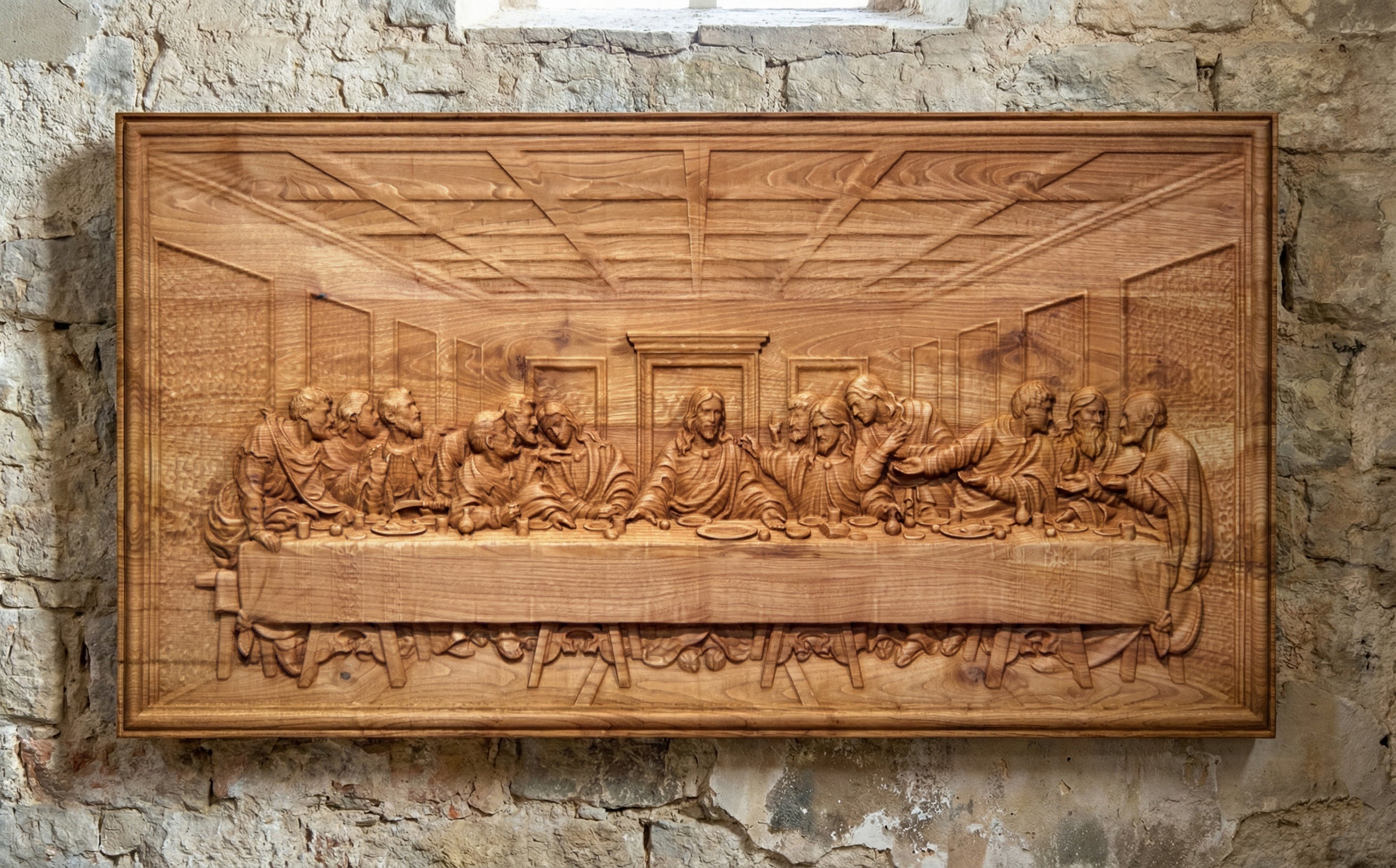 Wooden The Last Supper