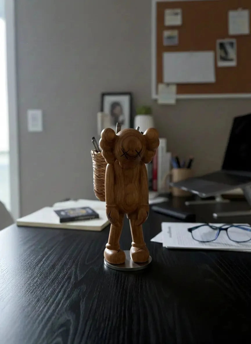 8" Pen Holder Figure Desk Organizer
