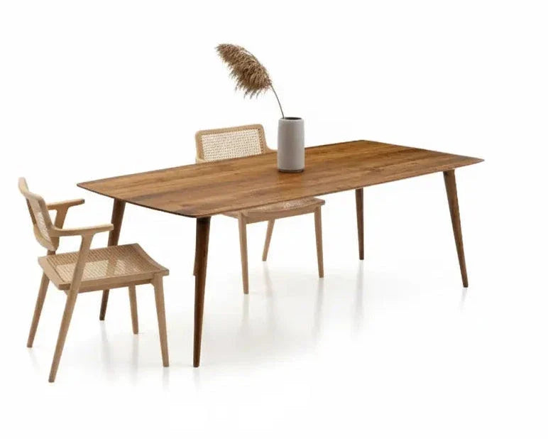 Edge Glued Hardwood Dining Table - Solid Kitchen Table