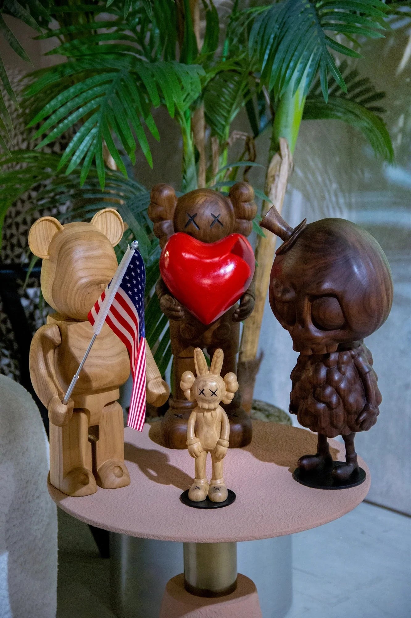 Handcrafted Tycoco Wooden Sculpture - 15" Tall