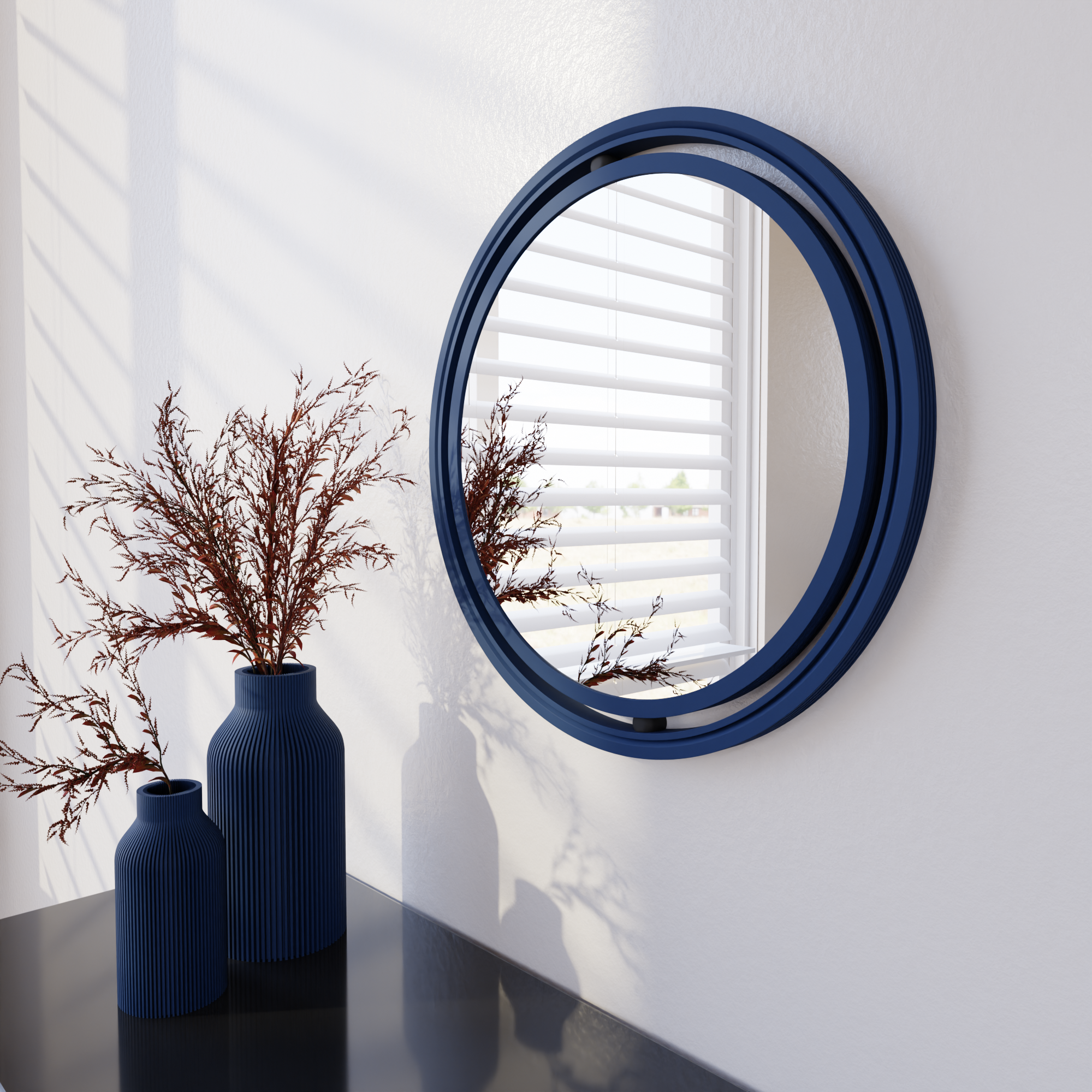 SET OF 3 GLOBE Mirror-7