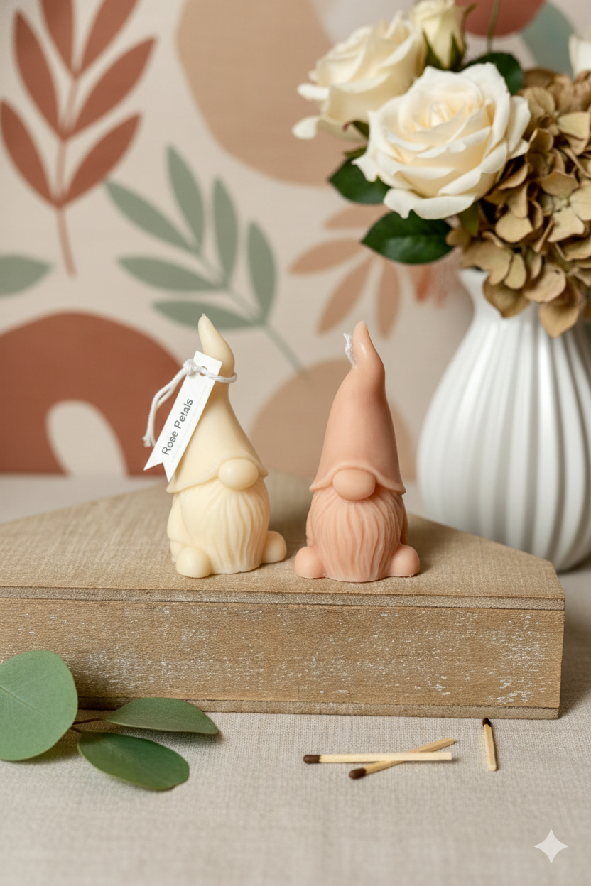 Gnome Scented Candle | Handcrafted Home Decor