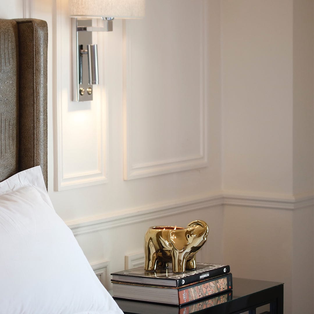 Gold Elephant Candle-1