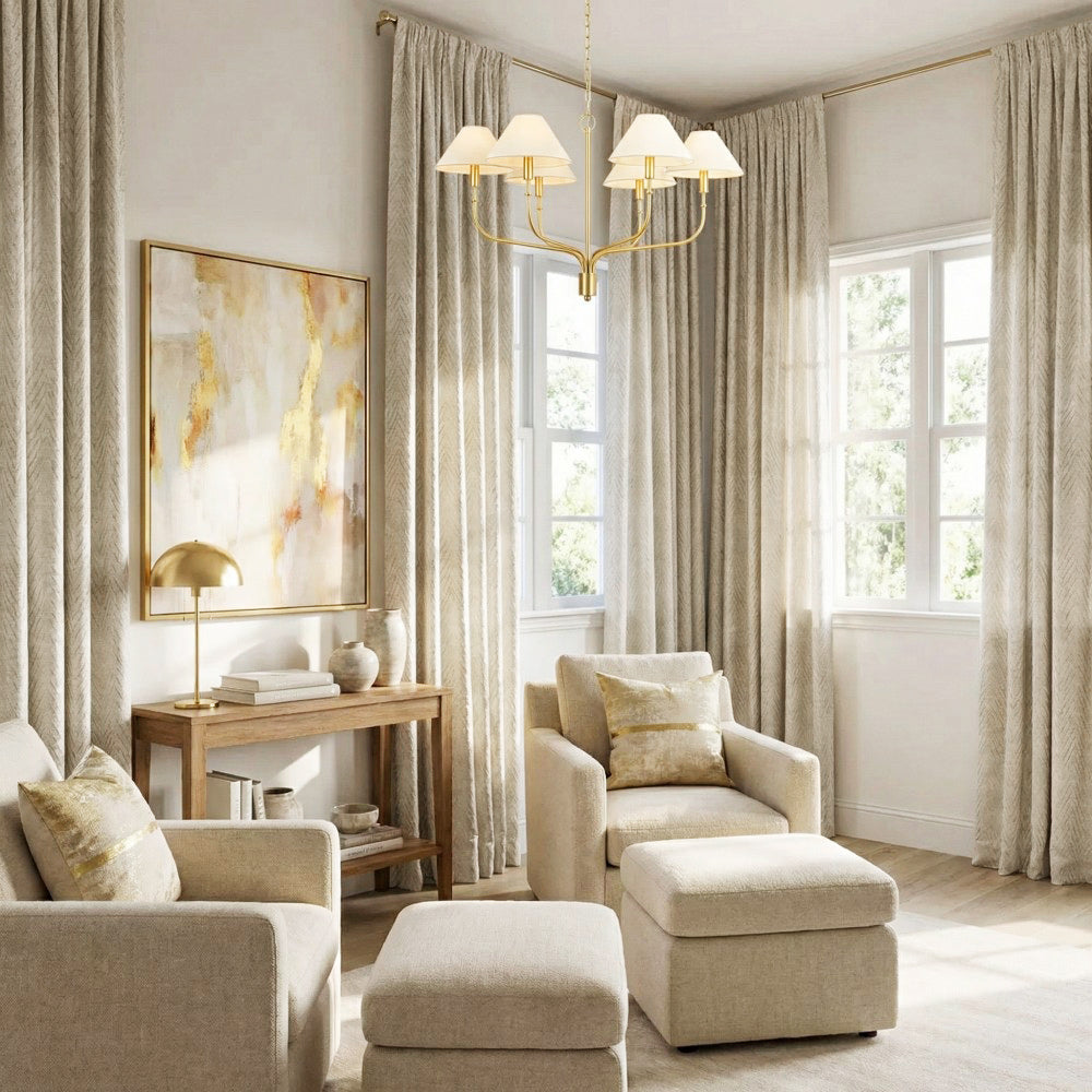 Grace Delicate Diamond Custom Curtains