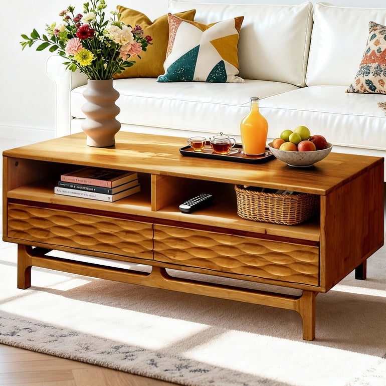 Elara Wooden Coffee Table