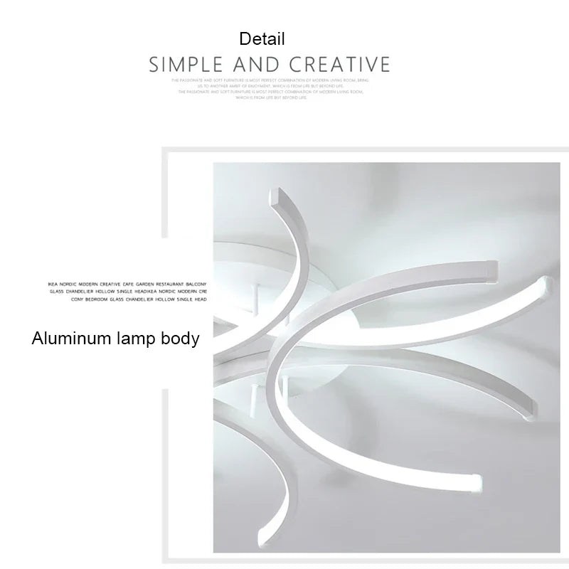 DecorBites™ Led Chandelier Modern Ceiling Light Fixture