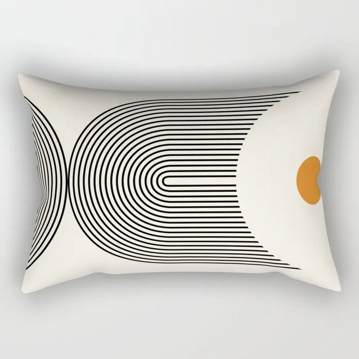 Geometric Plush Pillow Covers Various Sizes