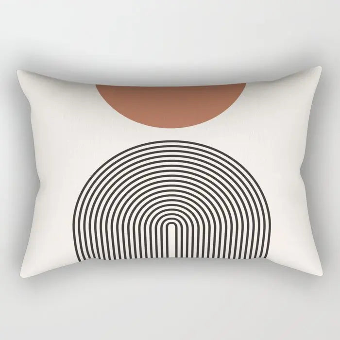 Geometric Plush Pillow Covers Various Sizes