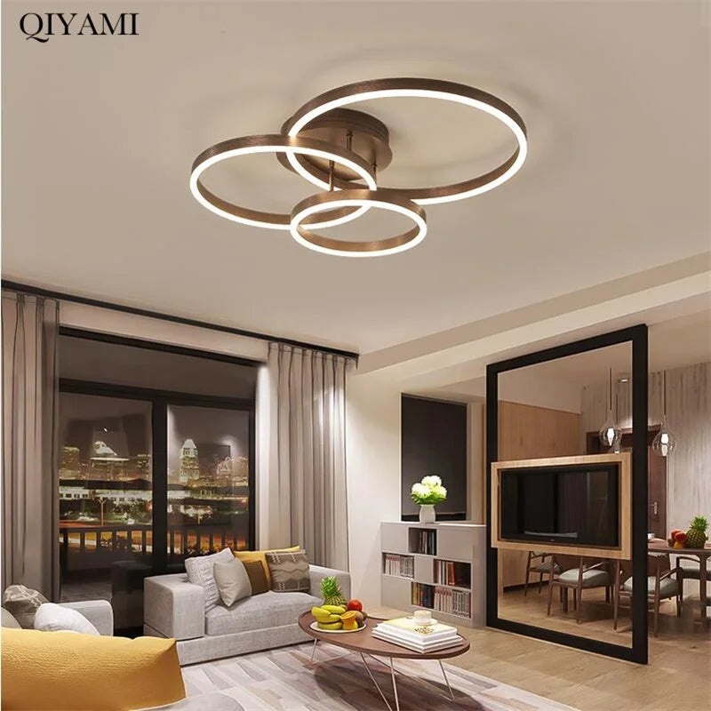 DecorBites™ Chandeliers Round Ring Ceiling Lights