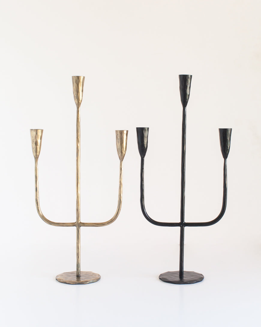 Hand-Forged Iron Candelabra-4