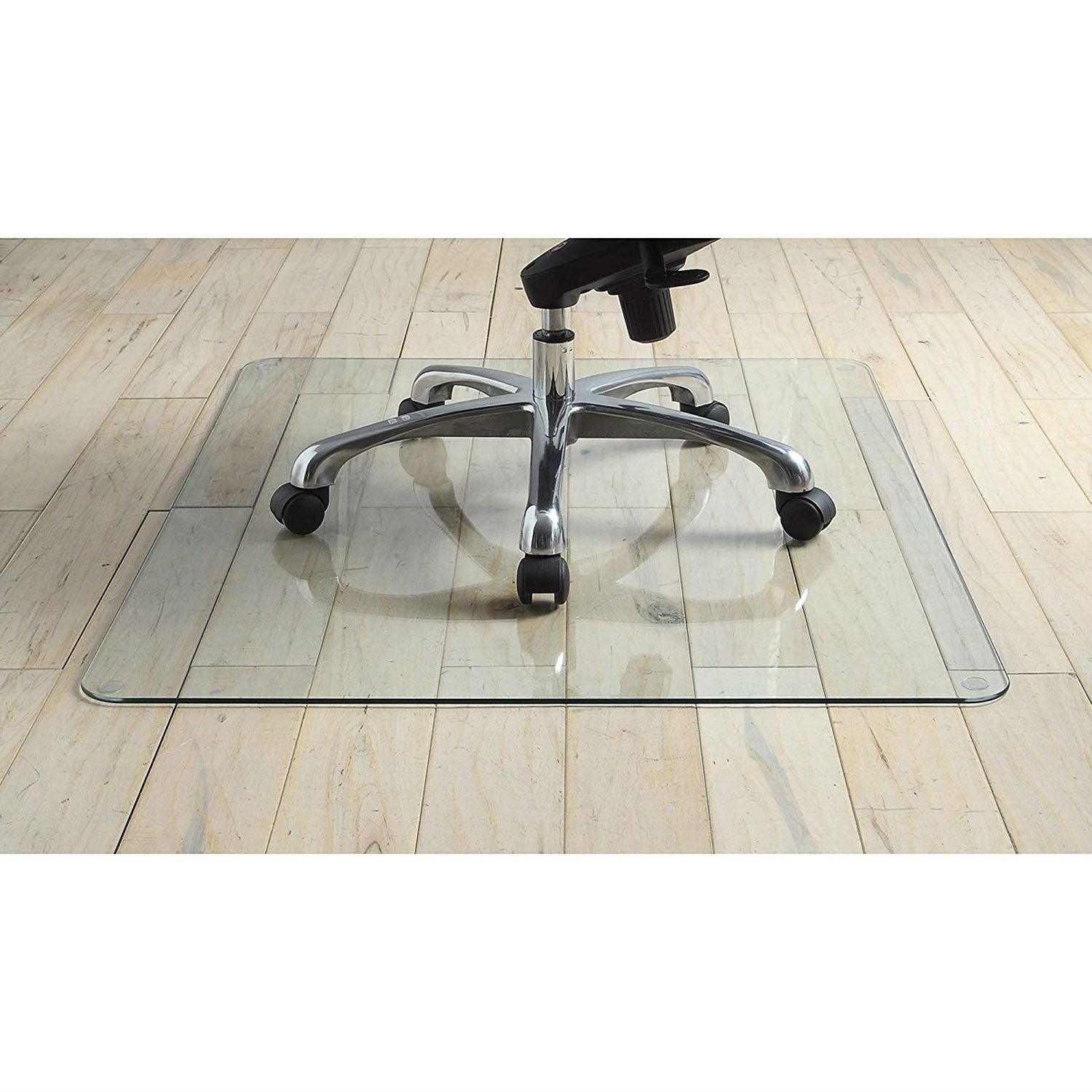 Heavy Duty 36 Inch Tempered Glass Chair Mat - PRHOMZ