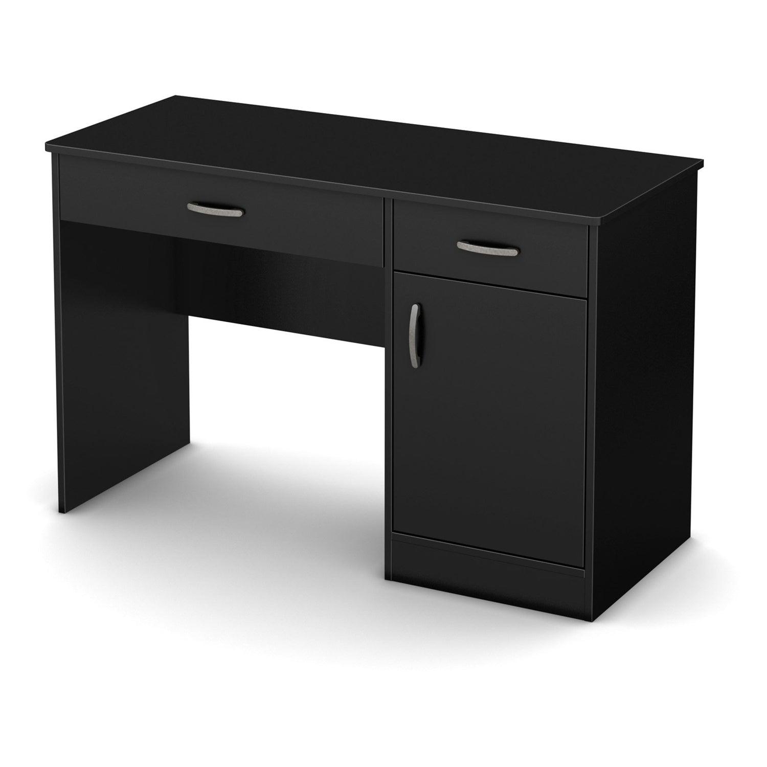 Home Office Work Desk in Black Finish - PRHOMZ