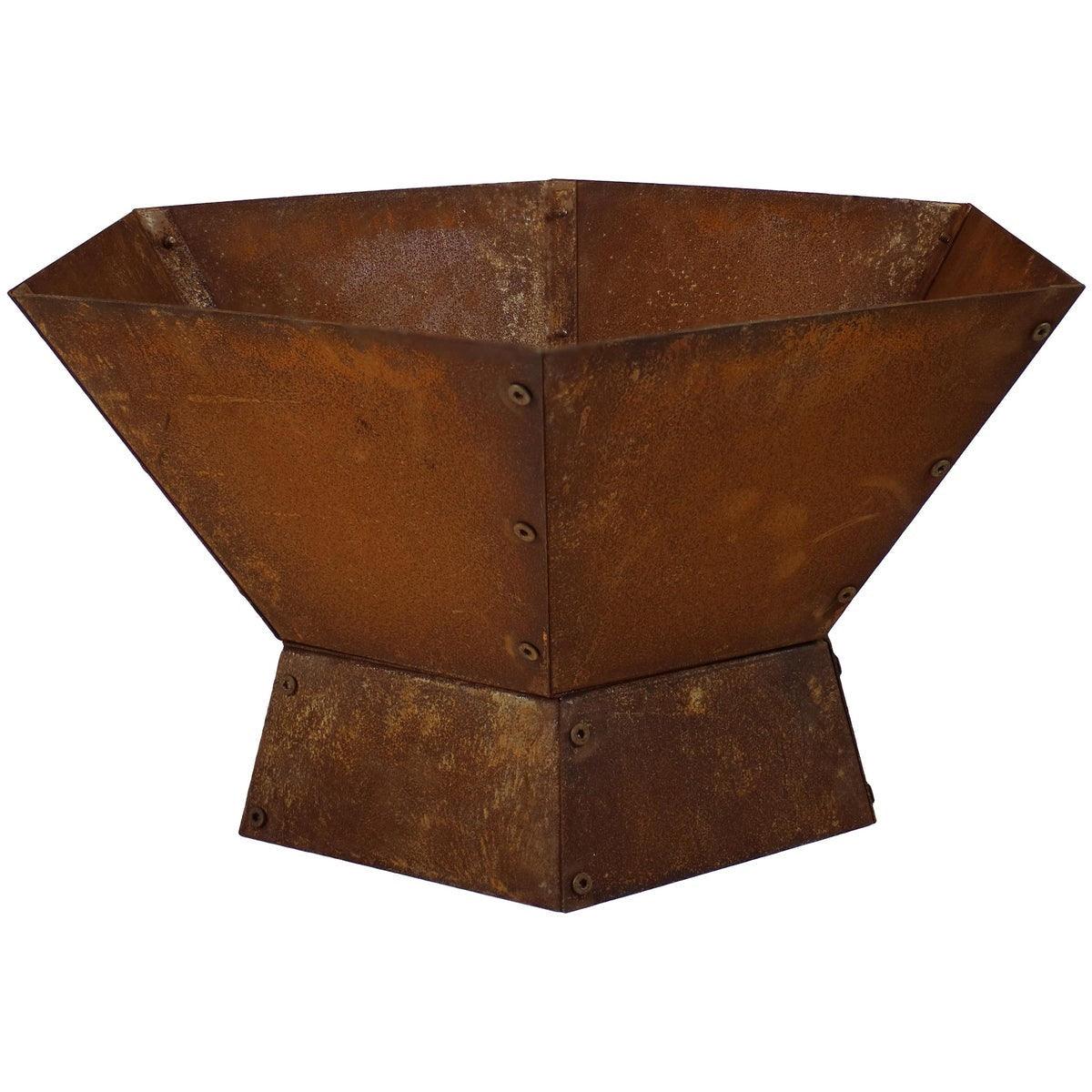 23 Inch Rustic Steel Affinity Fire Pit - PRHOMZ