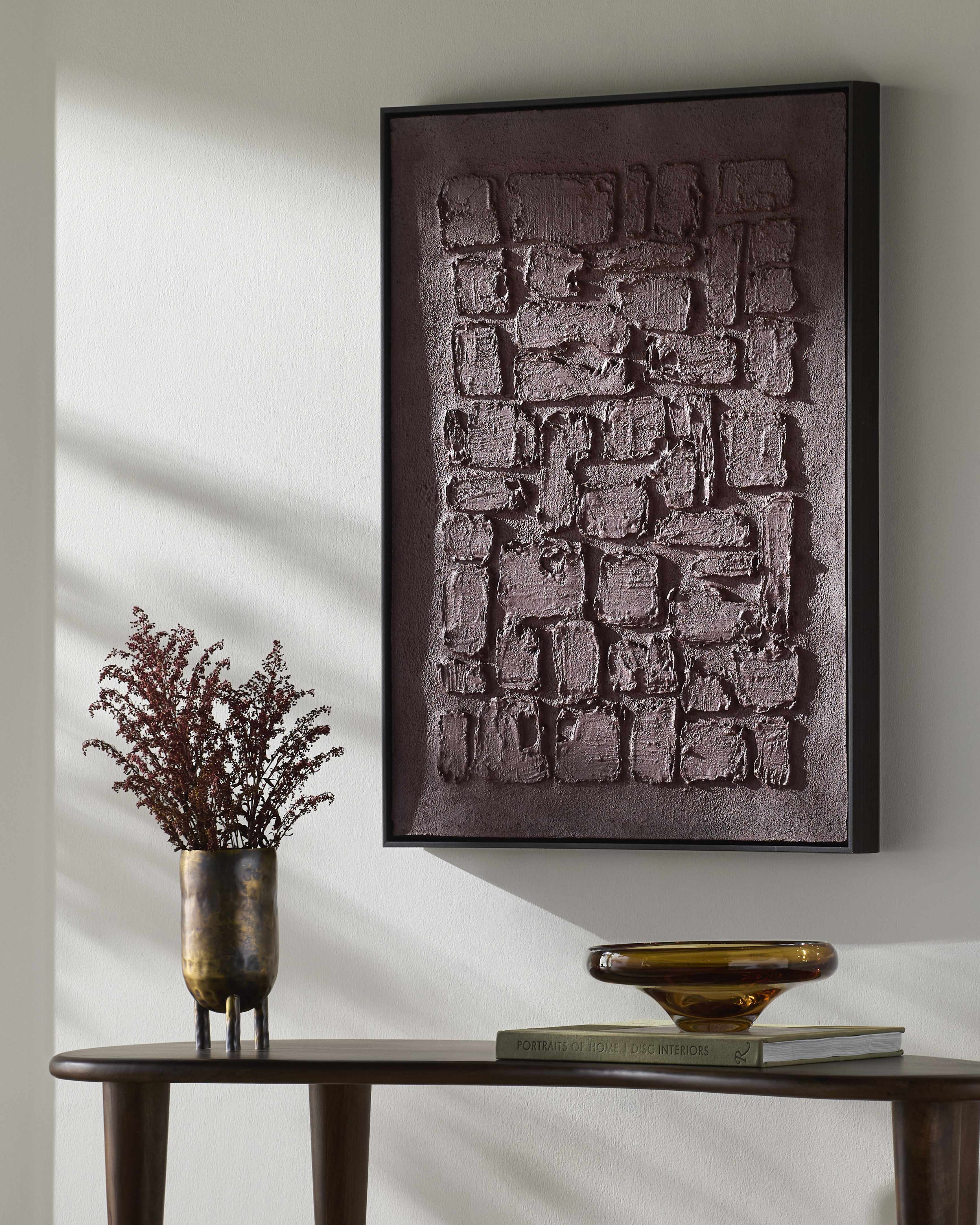 Hoogeloon Dark Red Wall Decor-1