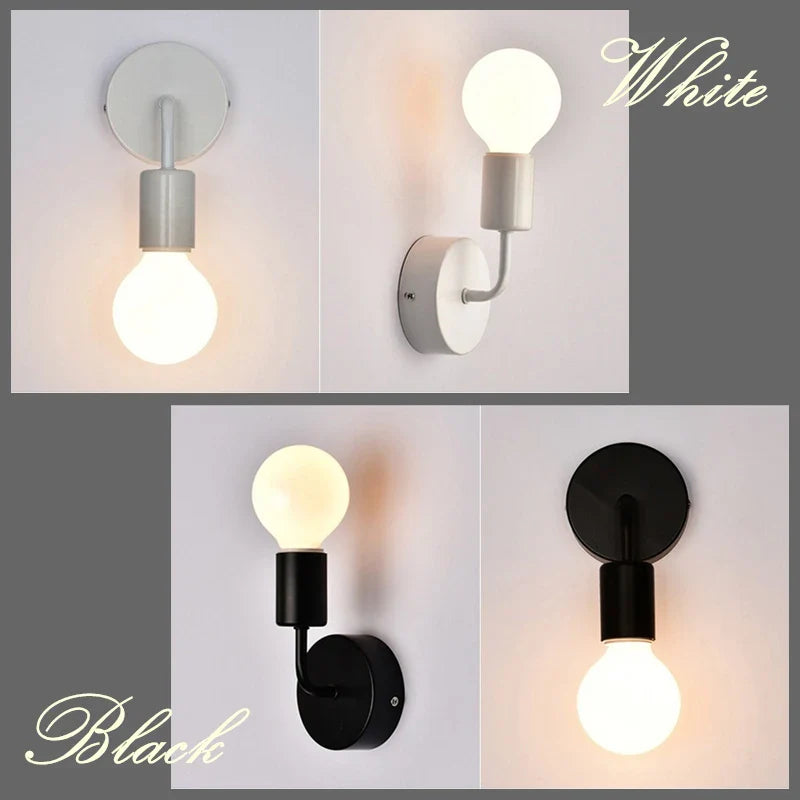 DecorBites™ Modern Wall Lamp Black Sconce