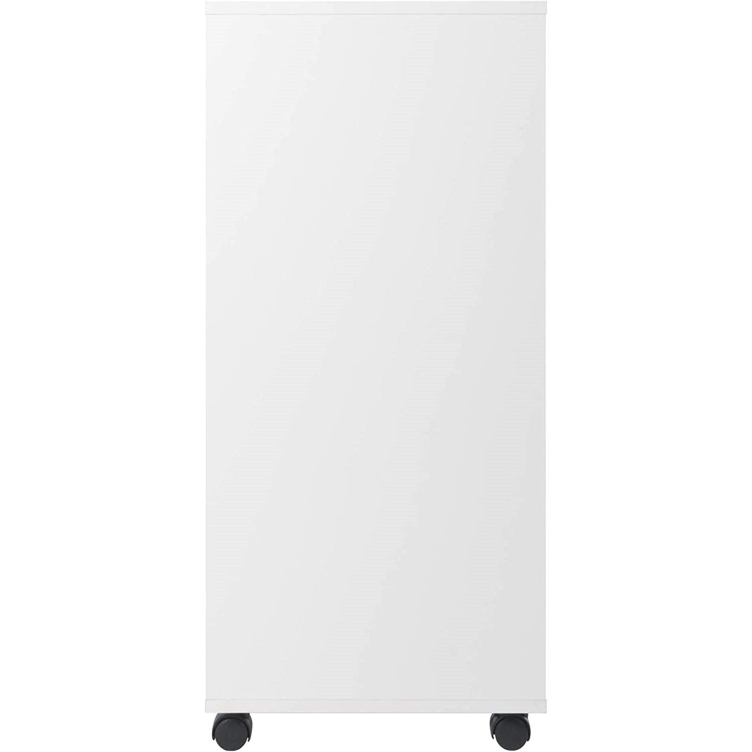 Modern Scandinavian Style 7-Drawer Storage Cabinet Chest in White Finish - PRHOMZ