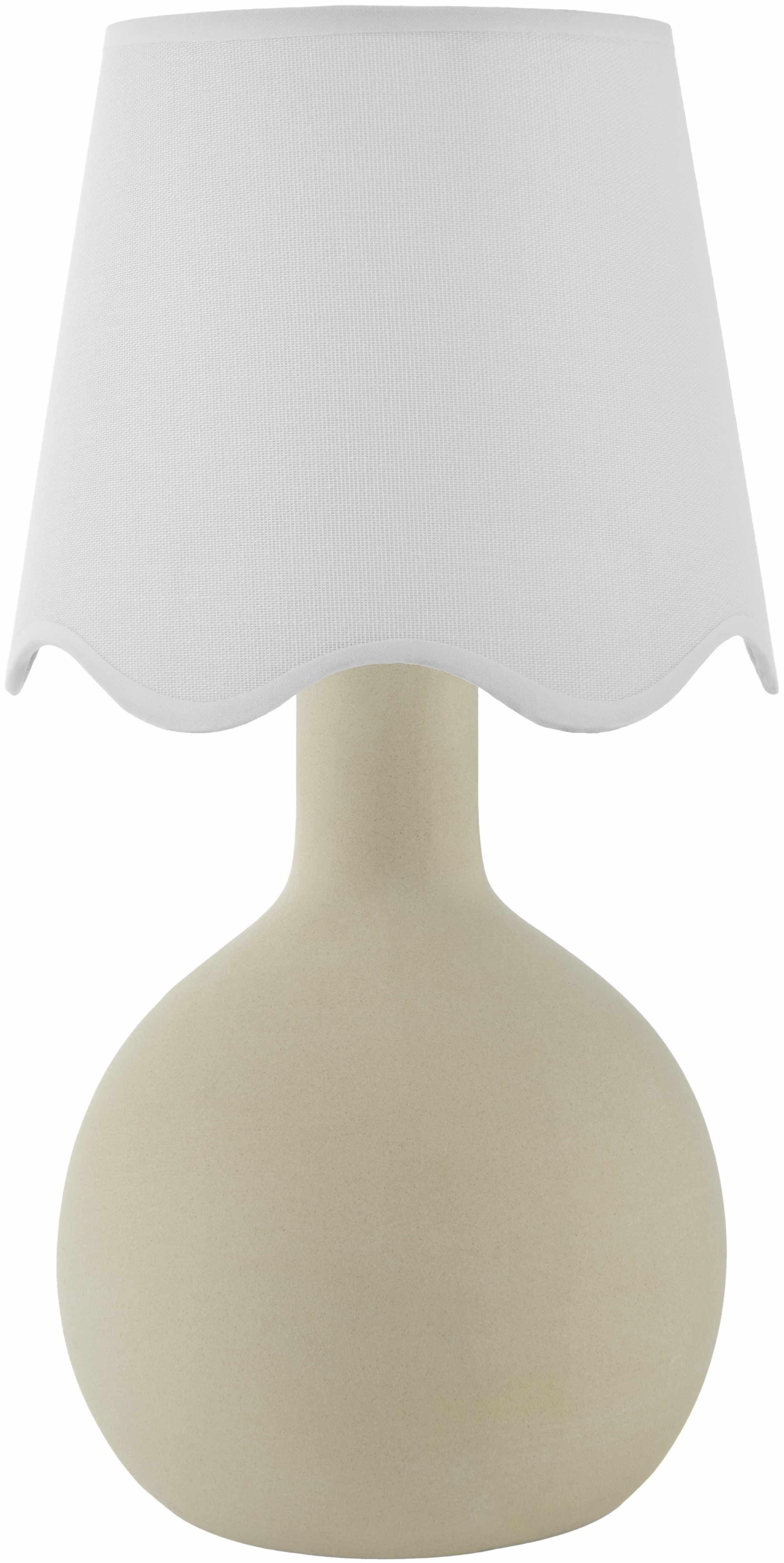 Atenxoxola Cream Ceramic Table Lamp - PRHOMZ