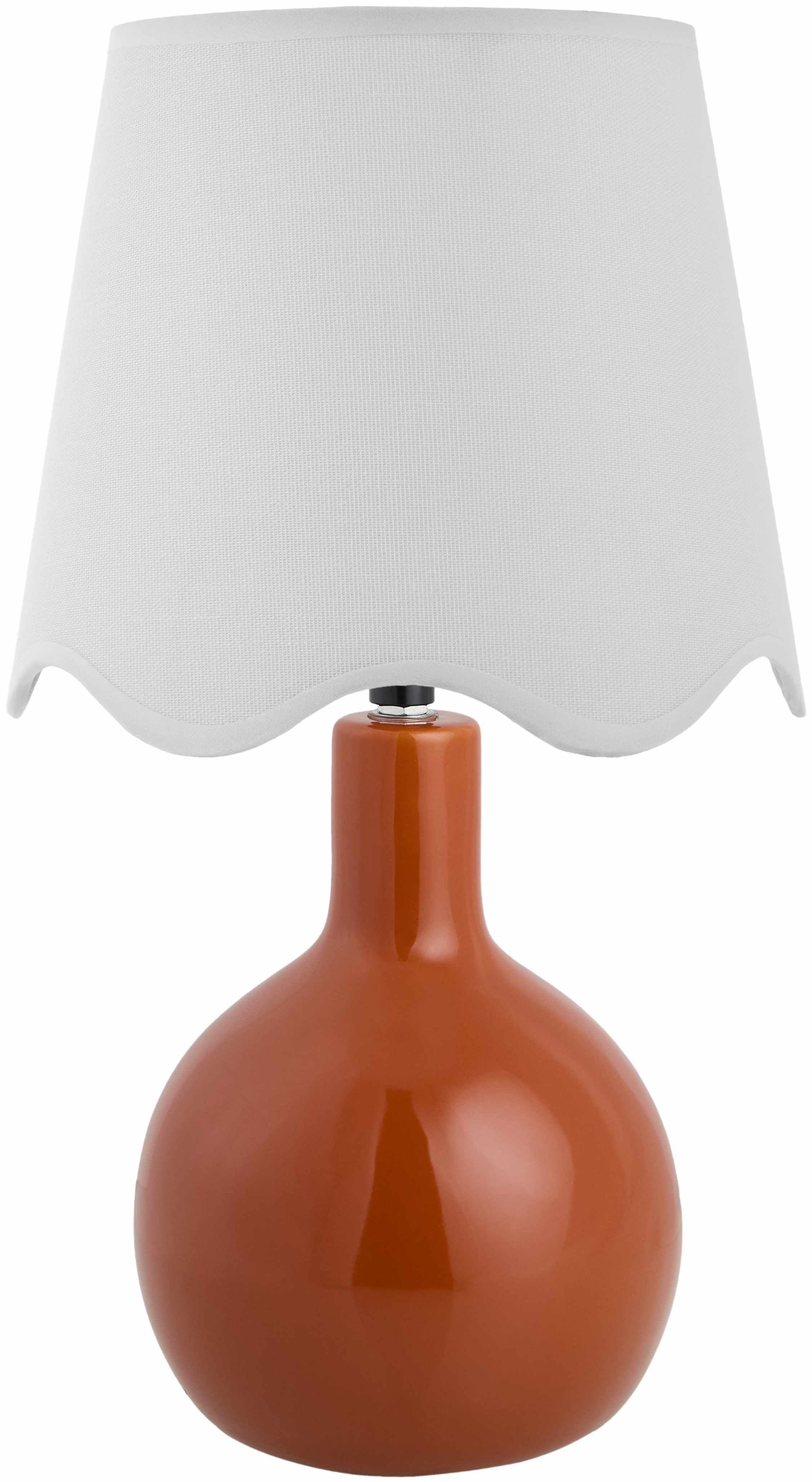 Atenxoxola Red Ceramic Table Lamp-0
