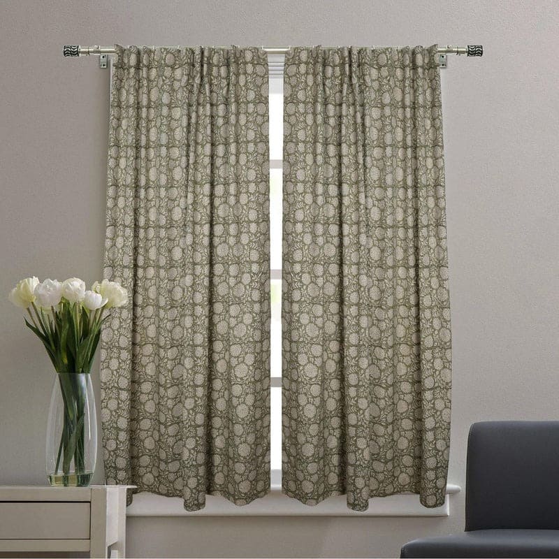 Handmade Rajat Colored Linen Curtain
