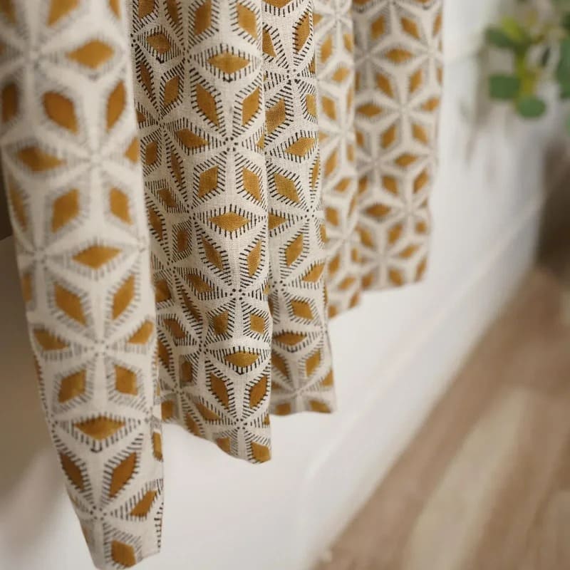Indian Linen Rod Pocket Curtain || Shatkon