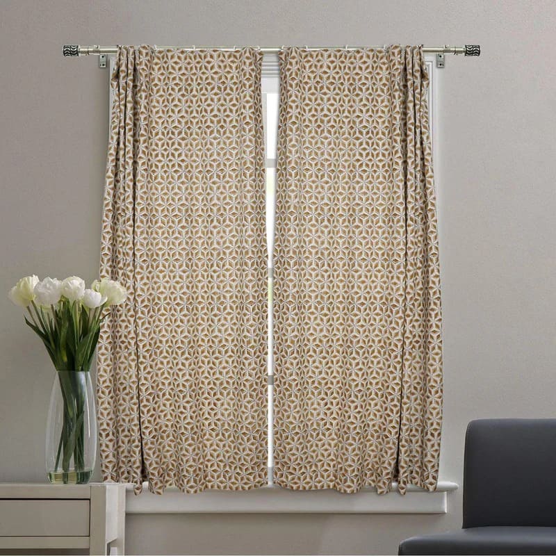 Indian Linen Rod Pocket Curtain || Shatkon