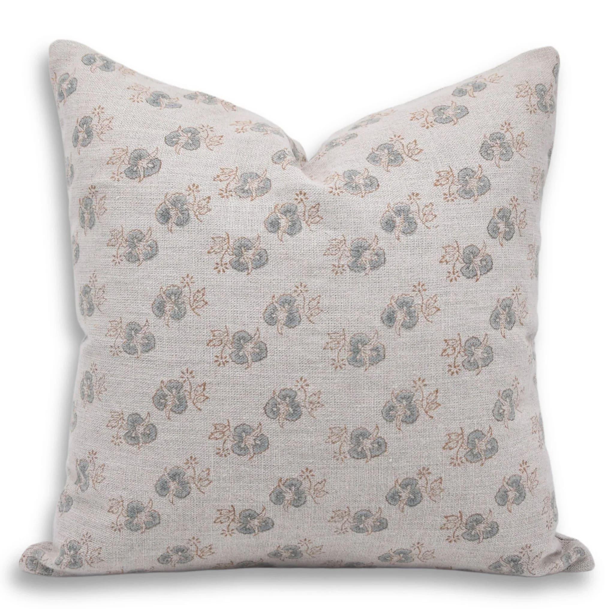 Linen Handcrafted Throw Cover - Chitranjan