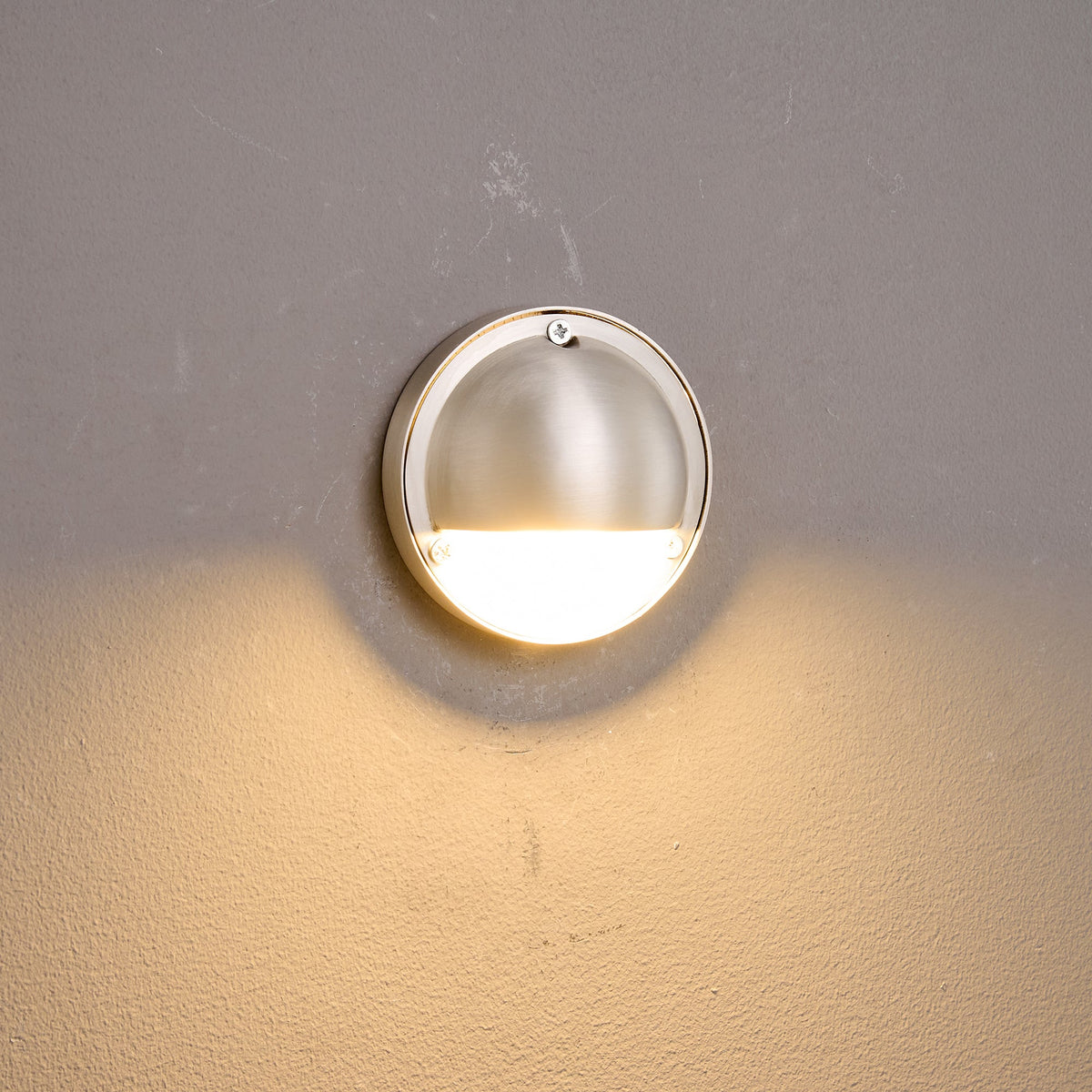 Hardy | Solid Brass Outdoor Wall Sconce with Patina | Compact Porch Light for Entryways