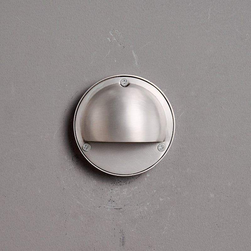 Hardy | Solid Brass Outdoor Wall Sconce with Patina | Compact Porch Light for Entryways