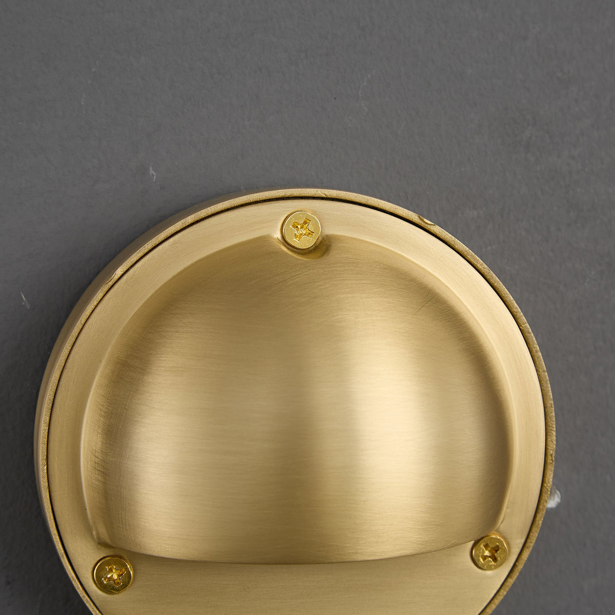 Hardy | Solid Brass Outdoor Wall Sconce with Patina | Compact Porch Light for Entryways