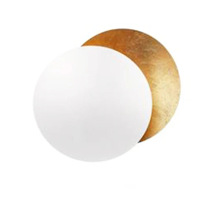 DecorBites™ LED Wall Sconce Round Gold