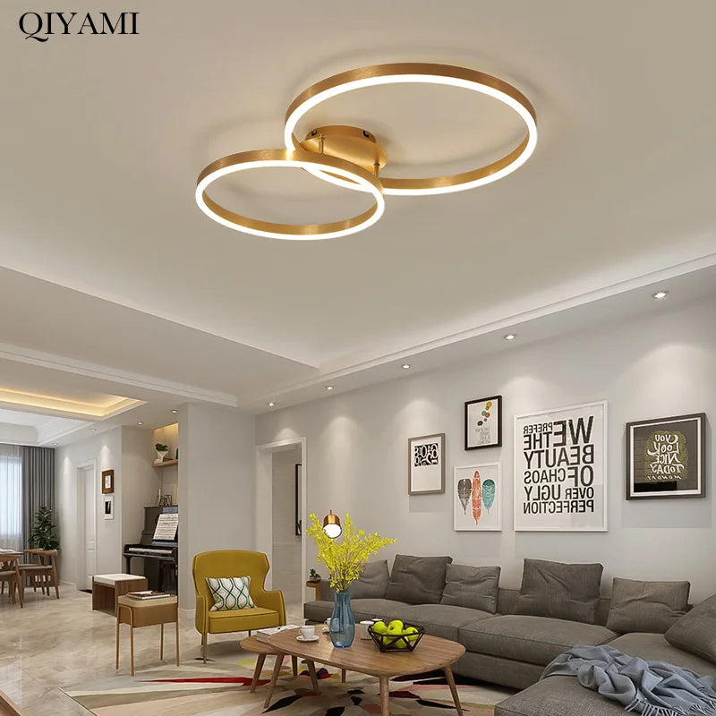 DecorBites™ Chandeliers Round Ring Ceiling Lights