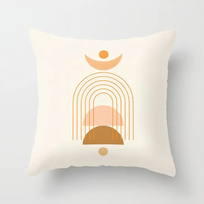 Geometric Plush Pillow Covers Various Sizes