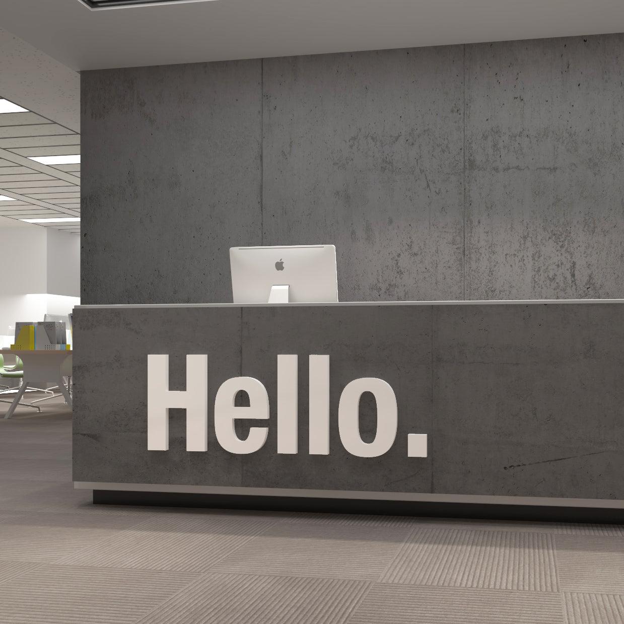 Hello Office Wall Decor 3D - PRHOMZ