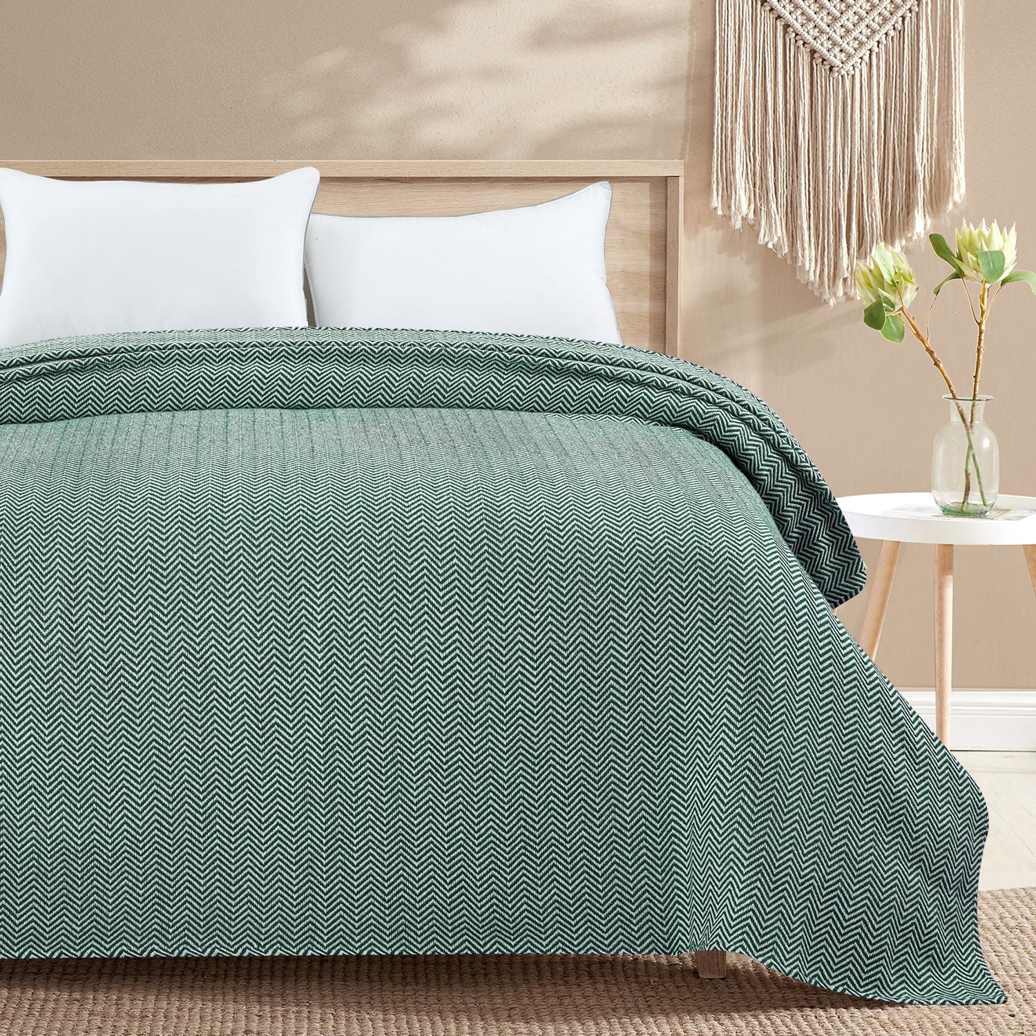 Herringbone Cotton Blanket