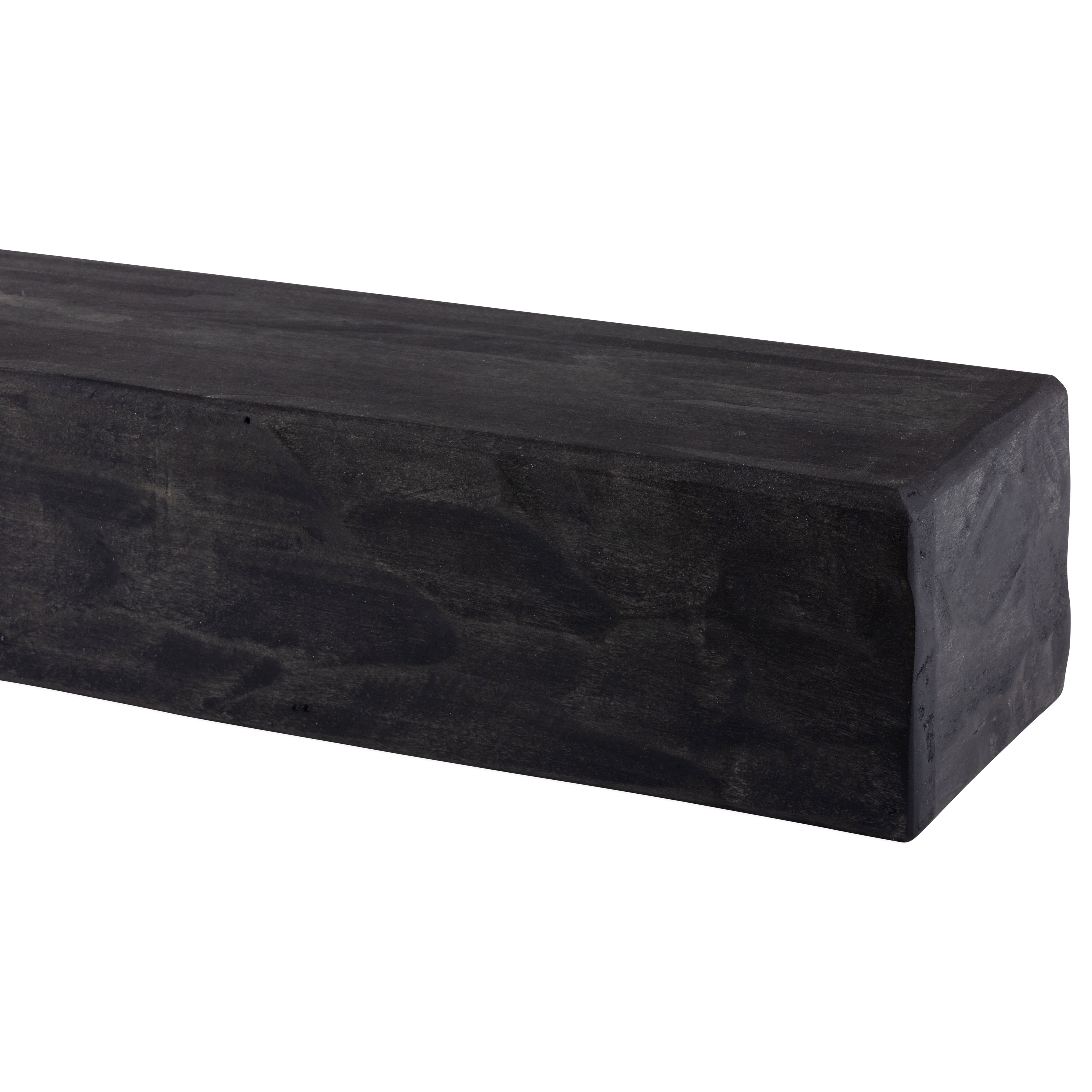 Rough Hewn Poplar Fireplace Mantel Shelf