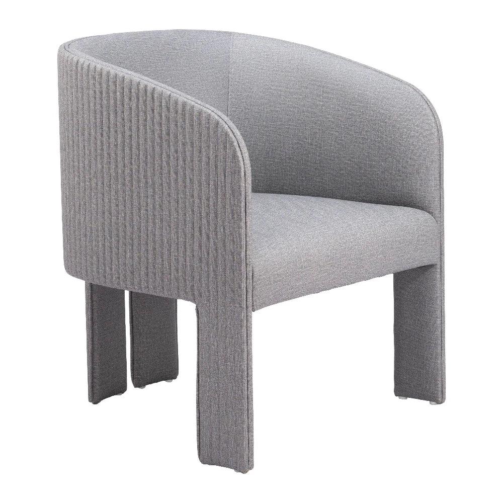 Hull Slate Gray Accent Arm Chair