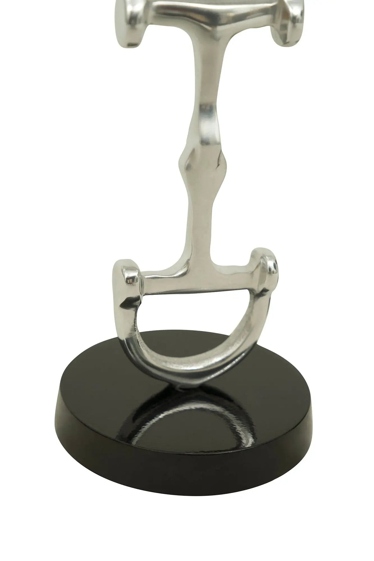 Huntley D Bit Pair of Candlesticks, Pair in Aluminum Silver Finish