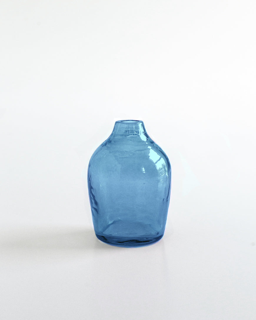 Haley Handblown Hammered Bud Vase-7