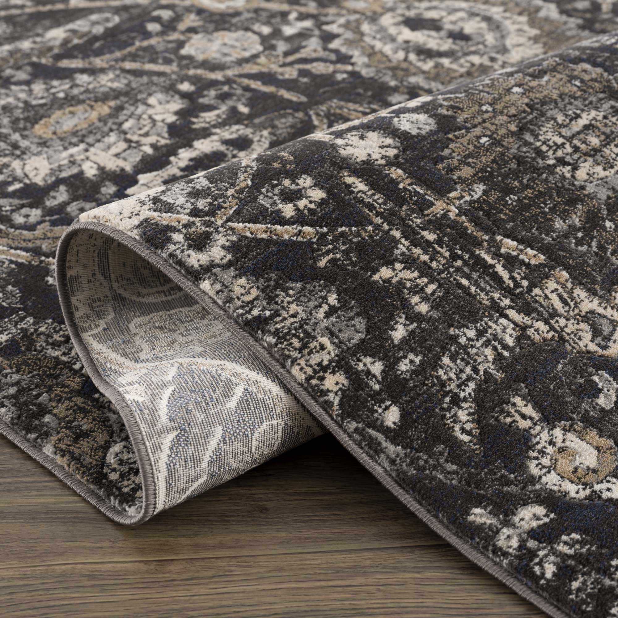 Georgiana Charcoal Area Rug