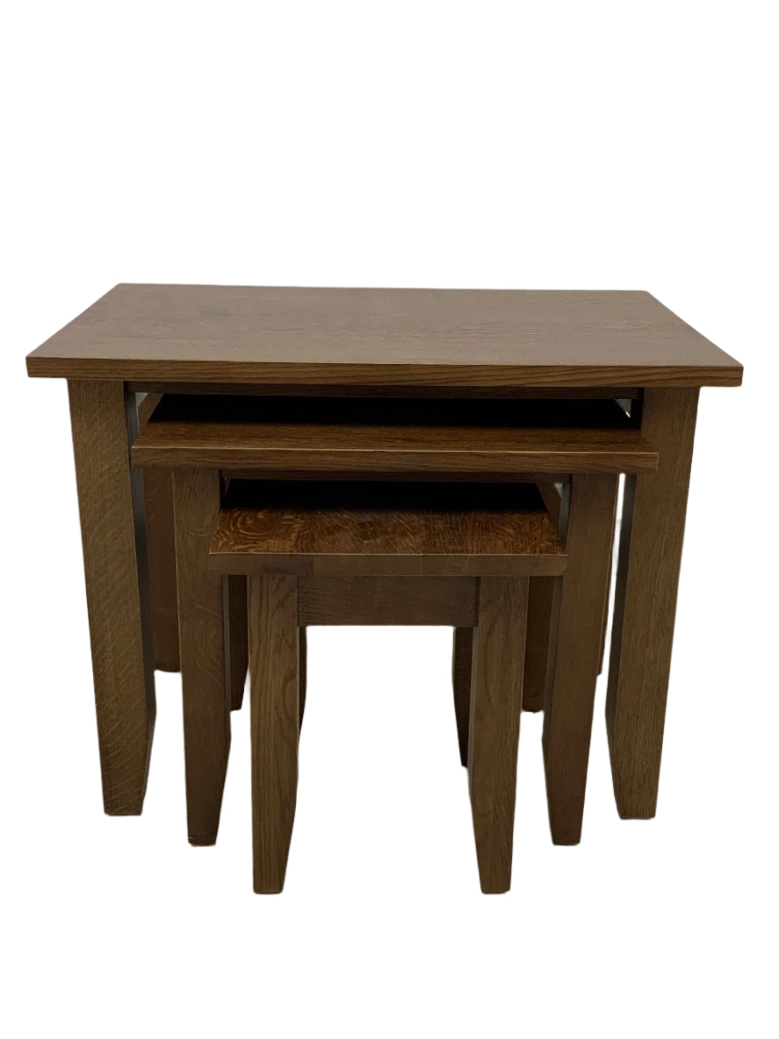 Mission Oak Nesting Tables - Set of 3