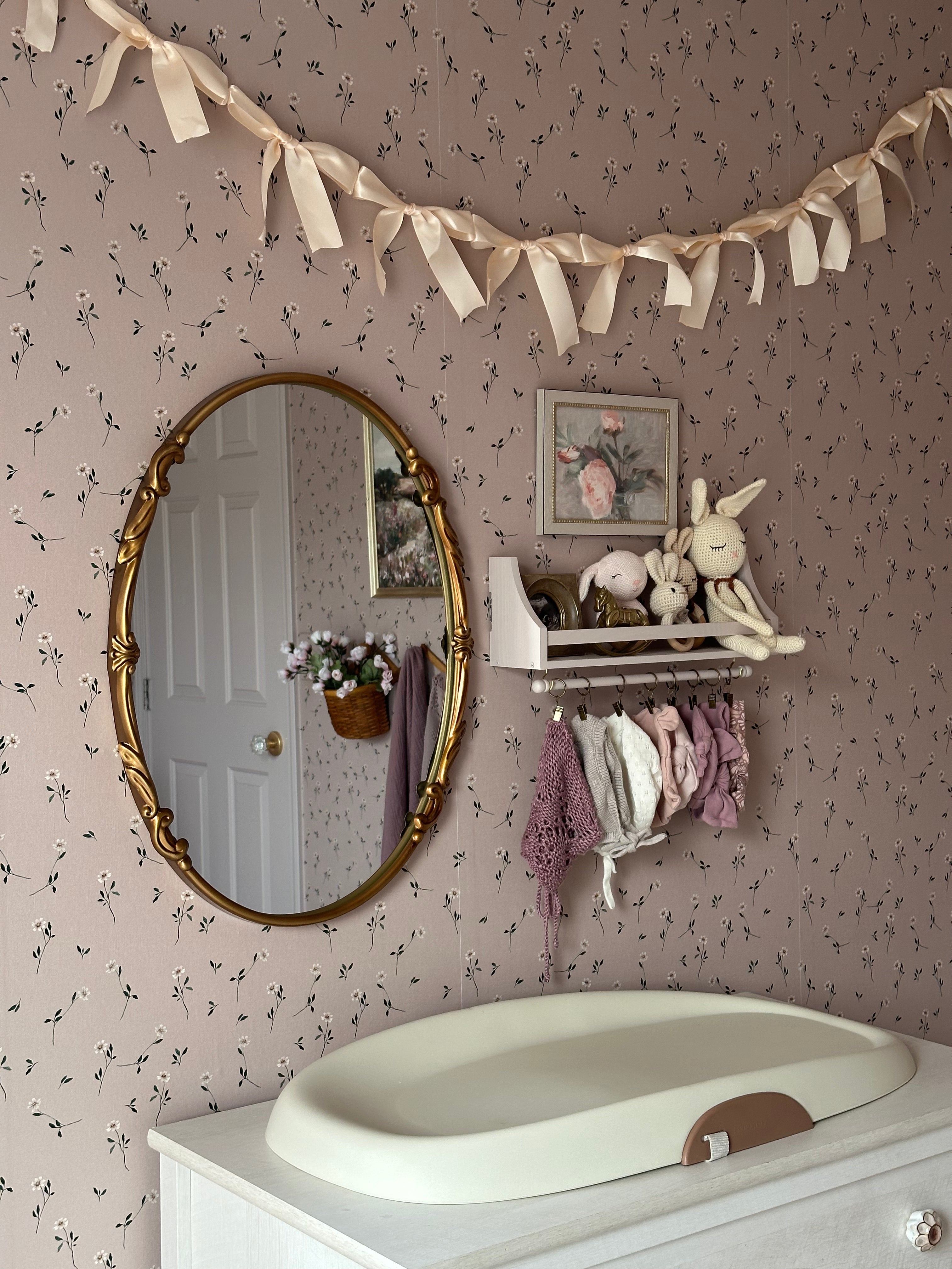 Brigitta Wallpaper by Emily Cooper Art