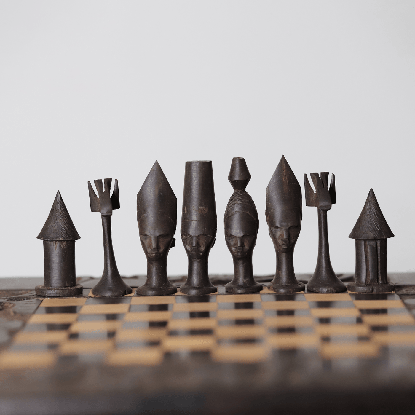 Flute Player Chess Set | Handmade in Tanzania - PRHOMZ