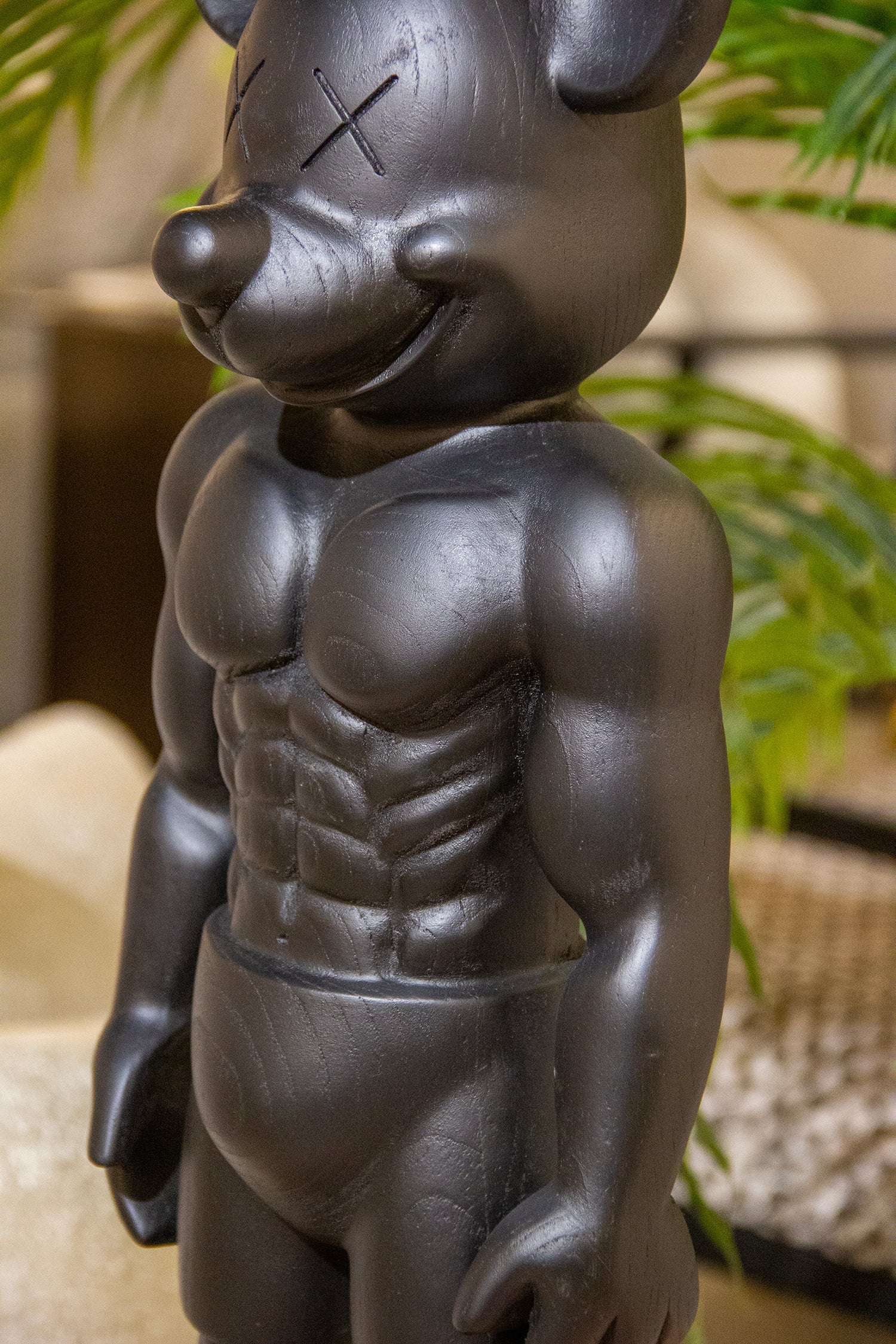 MickyMass Solid Wood Collectible Art Figure